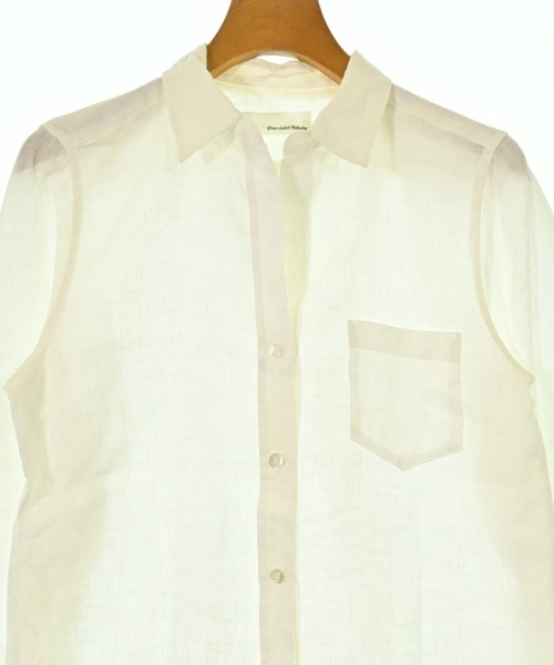green label relaxing（グリーンレーベルリラクシング）カジュアルシャツ 白 サイズ:38(M位) レディース/2200611987037