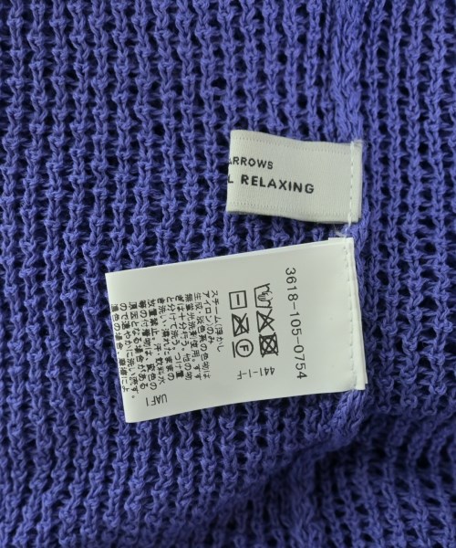 green label relaxing（グリーンレーベルリラクシング）ニット・セーター 紫 サイズ:F レディース/2200616855089