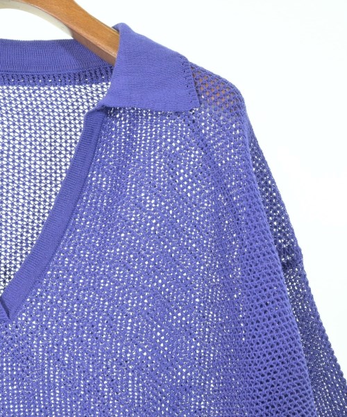 green label relaxing（グリーンレーベルリラクシング）ニット・セーター 紫 サイズ:F レディース/2200616855089