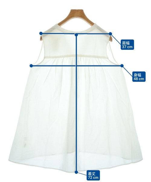 green label relaxing（グリーンレーベルリラクシング）ブラウス 白 サイズ:F レディース/2200619169077