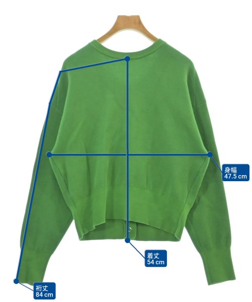 green label relaxing（グリーンレーベルリラクシング）カーディガン 緑 サイズ:F レディース/2200619477110