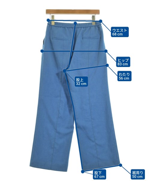 green label relaxing（グリーンレーベルリラクシング）スラックス 青 サイズ:40(M位) レディース/2200619477165