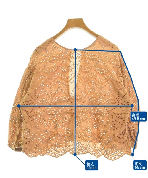 green label relaxing（グリーンレーベルリラクシング）ブラウス オレンジ サイズ:F レディース/2200609537046