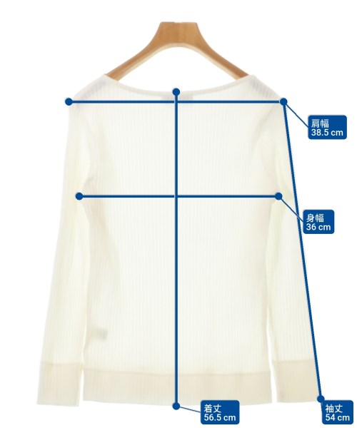 green label relaxing（グリーンレーベルリラクシング）Tシャツ・カットソー 白 サイズ:F レディース/2200611540102