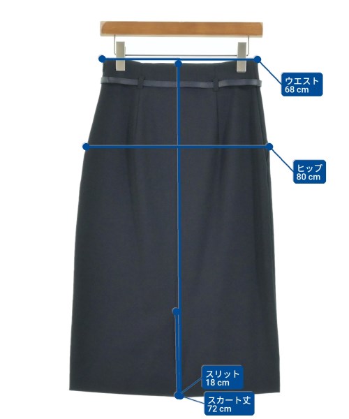 green label relaxing（グリーンレーベルリラクシング）ロング・マキシ丈スカート 紺 サイズ:38(M位) レディース/2200617032106