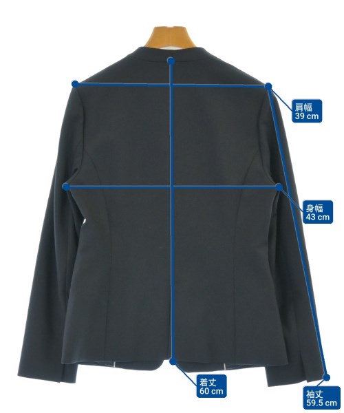 green label relaxing（グリーンレーベルリラクシング）ノーカラージャケット 紺 サイズ:40(M位) レディース/2200617032151