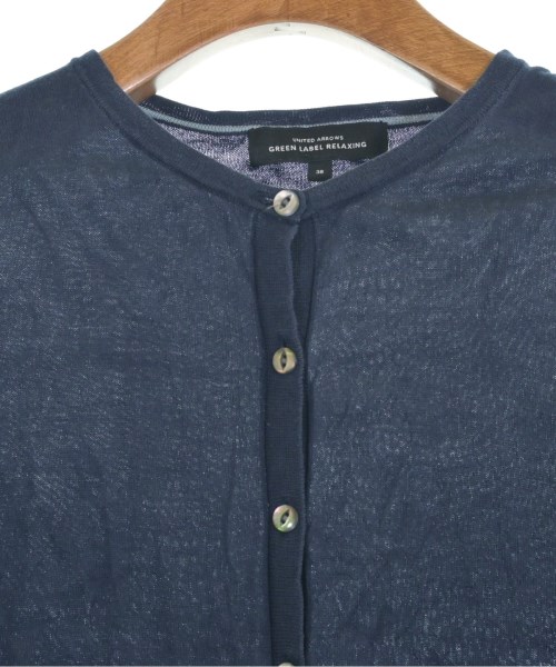 green label relaxing（グリーンレーベルリラクシング）カーディガン 紺 サイズ:38(M位) レディース/2200619820022