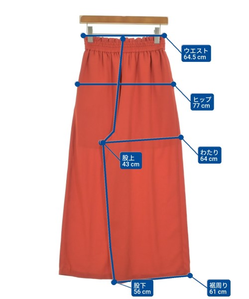 green label relaxing（グリーンレーベルリラクシング）スラックス 赤 サイズ:38(M位) レディース/2200619865054