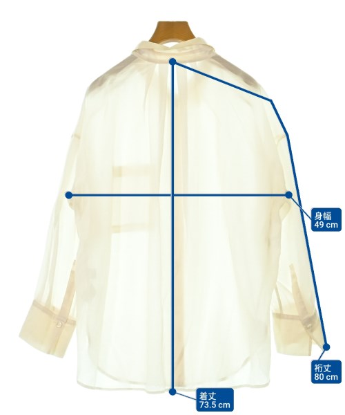 green label relaxing（グリーンレーベルリラクシング）カジュアルシャツ ベージュ サイズ:F レディース/2200619502065