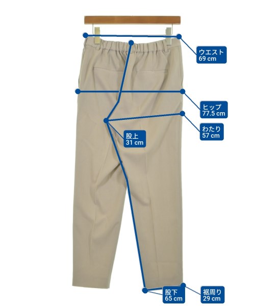 green label relaxing（グリーンレーベルリラクシング）クロップドパンツ ピンク サイズ:40(M位) レディース/2200620100236