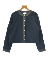 green label relaxing（グリーンレーベルリラクシング）ノーカラージャケット 紺 サイズ:-(M位) レディース/2200610397028