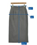 green label relaxing（グリーンレーベルリラクシング）ロング・マキシ丈スカート グレー サイズ:38(M位) レディース/2200611013132