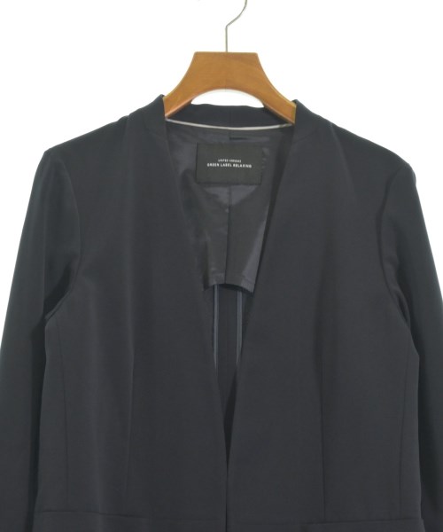 green label relaxing（グリーンレーベルリラクシング）ノーカラージャケット 紺 サイズ:38(M位) レディース/2200611551016