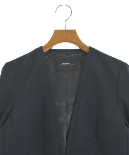green label relaxing（グリーンレーベルリラクシング）ノーカラージャケット 紺 サイズ:38(M位) レディース/2200610445149