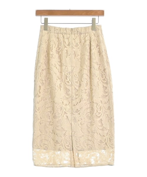 green label relaxing（グリーンレーベルリラクシング）ひざ丈スカート ベージュ サイズ:36(S位) レディース/2200611069016