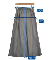 green label relaxing（グリーンレーベルリラクシング）ロング・マキシ丈スカート グレー サイズ:-(M位) レディース/2200613987080