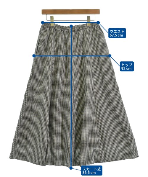 green label relaxing（グリーンレーベルリラクシング）ロング・マキシ丈スカート 白 サイズ:-(M位) レディース/2200595901067