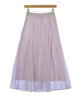green label relaxing（グリーンレーベルリラクシング）ロング・マキシ丈スカート 紫 サイズ:36(S位) レディース/2200593503041