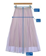 green label relaxing（グリーンレーベルリラクシング）ロング・マキシ丈スカート 紫 サイズ:36(S位) レディース/2200593503041