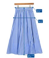 green label relaxing（グリーンレーベルリラクシング）ロング・マキシ丈スカート 青 サイズ:36(S位) レディース/2200605986091