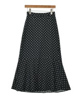 green label relaxing（グリーンレーベルリラクシング）ロング・マキシ丈スカート 黒 サイズ:-(M位) レディース/2200609265048