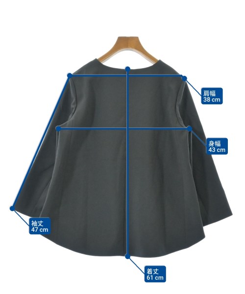 green label relaxing（グリーンレーベルリラクシング）ブラウス グレー サイズ:F レディース/2200669479072