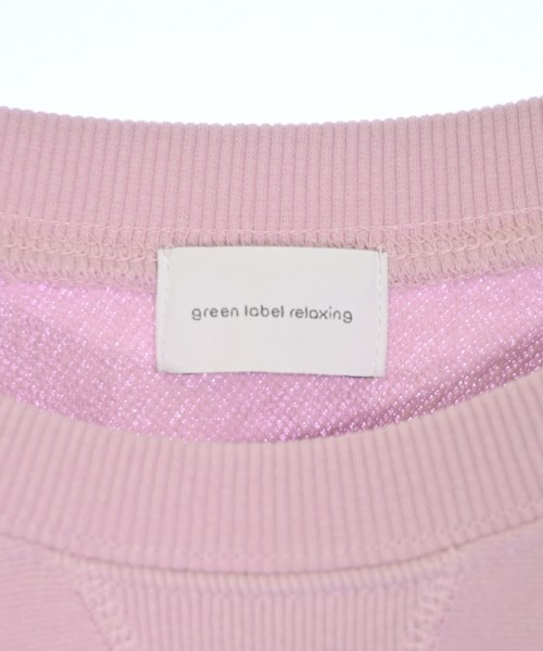 green label relaxing（グリーンレーベルリラクシング）スウェット ピンク サイズ:F レディース/2200671293017