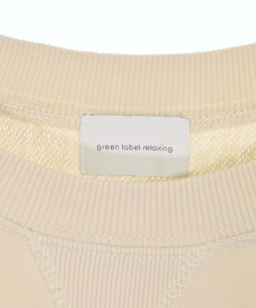 green label relaxing（グリーンレーベルリラクシング）スウェット ベージュ サイズ:F レディース/2200671293024