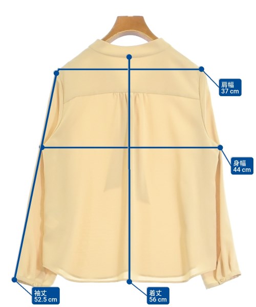 green label relaxing（グリーンレーベルリラクシング）ブラウス 黄 サイズ:-(L位) レディース/2200668983082