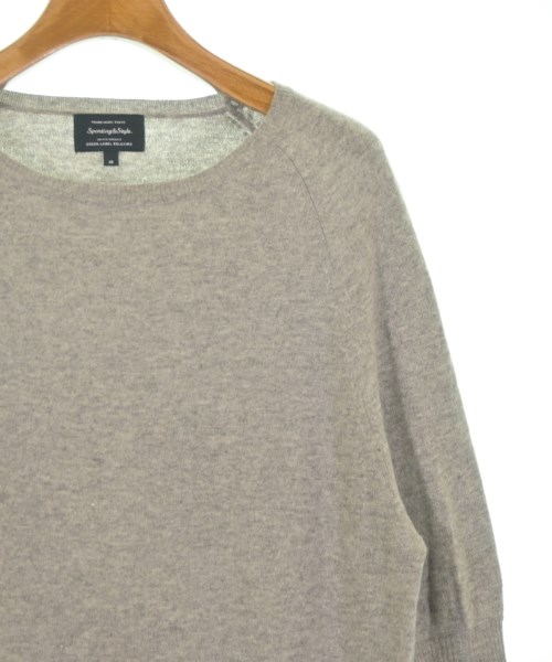 green label relaxing（グリーンレーベルリラクシング）ニット・セーター グレー サイズ:38(M位) レディース/2200669359091