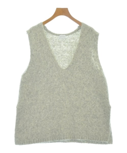 green label relaxing(グリーンレーベルリラクシング)ベスト/ノースリーブ グレー サイズ:F/2200669487053