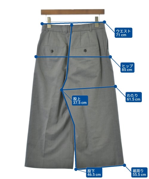 green label relaxing（グリーンレーベルリラクシング）スラックス グレー サイズ:38(M位) レディース/2200673176011