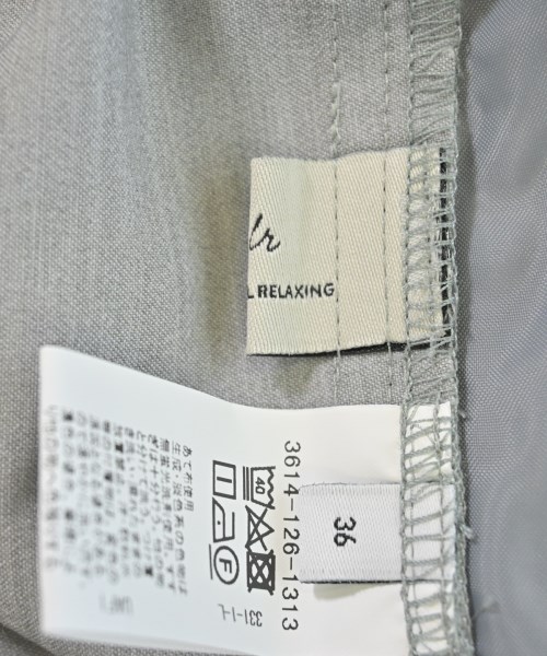 green label relaxing（グリーンレーベルリラクシング）スラックス グレー サイズ:36(S位) レディース/2200673176028