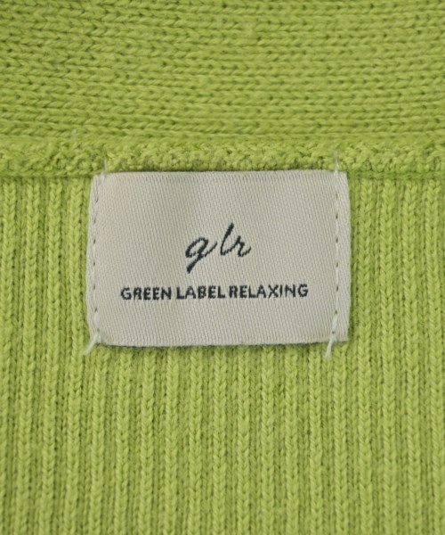 green label relaxing（グリーンレーベルリラクシング）カーディガン 緑 サイズ:F レディース/2200673176042