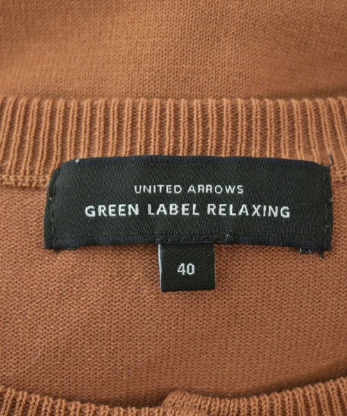green label relaxing（グリーンレーベルリラクシング）カーディガン 茶 サイズ:40(M位) レディース/2200669473360