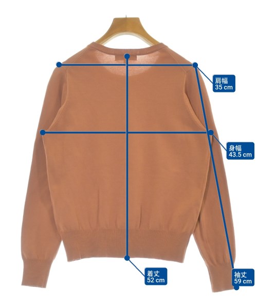 green label relaxing（グリーンレーベルリラクシング）カーディガン 茶 サイズ:40(M位) レディース/2200669473360