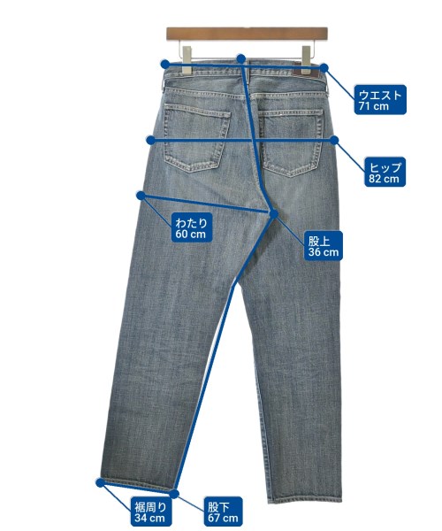 green label relaxing（グリーンレーベルリラクシング）デニムパンツ 青 サイズ:38(M位) レディース/2200669796018