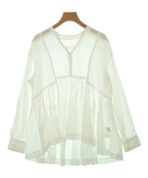 green label relaxing(グリーンレーベルリラクシング)ブラウス 白 サイズ:F/2200669796063