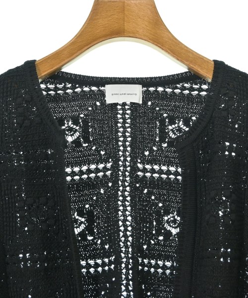 green label relaxing（グリーンレーベルリラクシング）カーディガン 黒 サイズ:F レディース/2200670829194