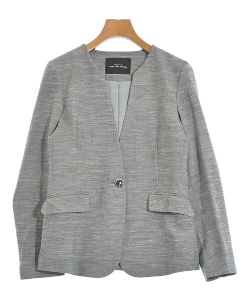 green label relaxing(グリーンレーベルリラクシング)ノーカラージャケット グレー サイズ:40(M位)/2200673557025