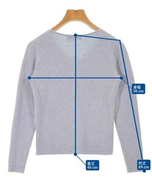 green label relaxing（グリーンレーベルリラクシング）ニット・セーター グレー サイズ:-(M位) レディース/2200671764012