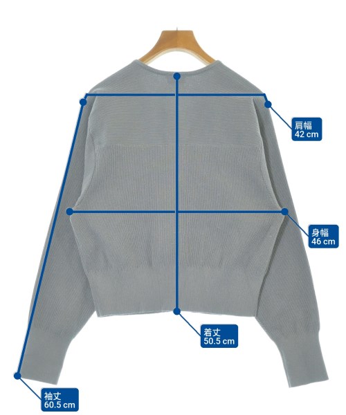 green label relaxing（グリーンレーベルリラクシング）ニット・セーター グレー サイズ:F レディース/2200669034042