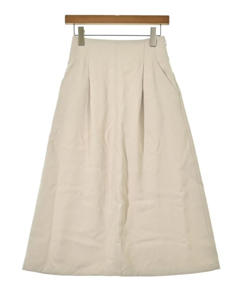 green label relaxing(グリーンレーベルリラクシング)ロング・マキシ丈スカート 白 サイズ:38(M位)/2200670663071
