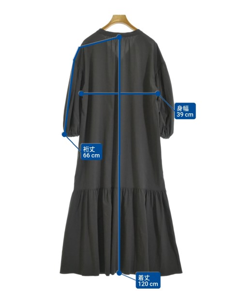 green label relaxing（グリーンレーベルリラクシング）ワンピース グレー サイズ:F レディース/2200671332051