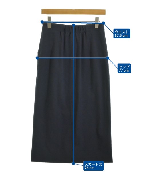 green label relaxing（グリーンレーベルリラクシング）ロング・マキシ丈スカート 紺 サイズ:38(M位) レディース/2200667822030