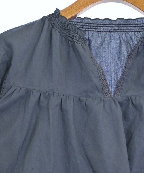 green label relaxing（グリーンレーベルリラクシング）ブラウス 紺 サイズ:155(XL位) レディース/2200671325022