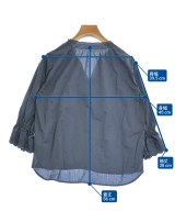 green label relaxing（グリーンレーベルリラクシング）ブラウス 紺 サイズ:155(XL位) レディース/2200671325022