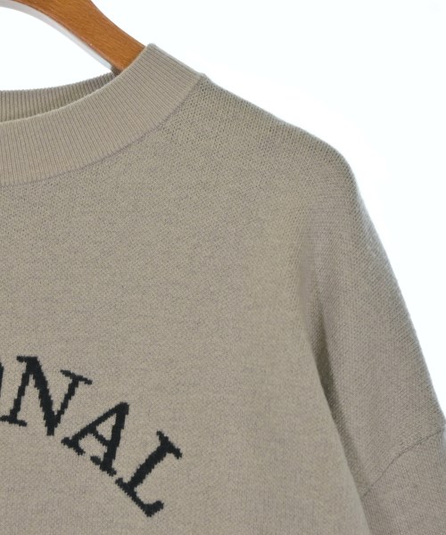 green label relaxing（グリーンレーベルリラクシング）ニット・セーター グレー サイズ:F レディース/2200672053030