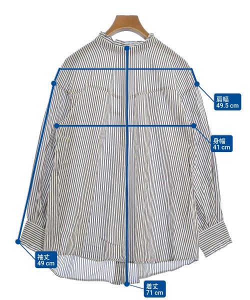 green label relaxing（グリーンレーベルリラクシング）ブラウス 白 サイズ:SM レディース/2200673420022