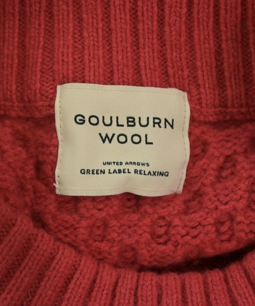 green label relaxing（グリーンレーベルリラクシング）ニット・セーター 赤 サイズ:F レディース/2200671313159